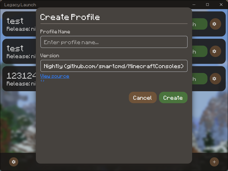 new instance